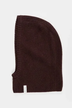 Cagoule en cachemire recyclé | marron "marika - brown caffè"