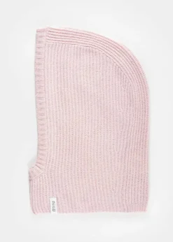 Cagoule en cachemire recyclé | rose "marika - rosa blush"
