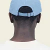 Casquette en coton bio | bleu "six panel signature bleu"