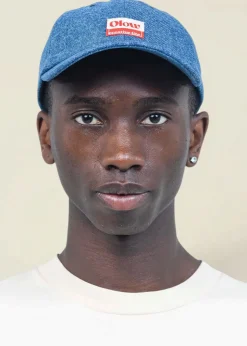 Casquette en coton bio | bleu "six panel oldy"