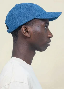 Casquette en coton bio | bleu "six panel oldy"