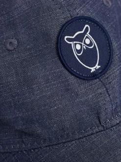 Casquette en coton bio | bleu "slub yarn baseball cap night sky"