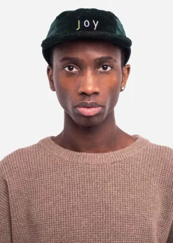 Casquette en coton biologique | vert "casquette five pannel joy - joy"