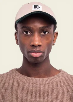 Casquette en coton biologique | beige et vert "casquette six pannel stanton vert - green"