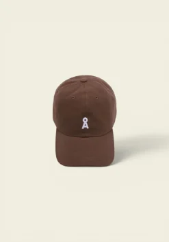 Casquette en coton bio | marron "yenaas bold - dried palm"