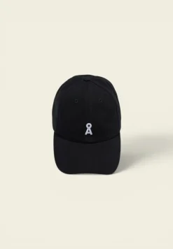 Casquette en coton bio | noir "yenaas bold black"