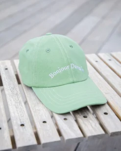 Casquette verte sauge
