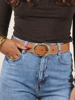 Ceinture en cuir certifié à tannage végétal | cuir naturel 
