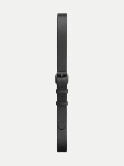 Ceinture en cuir tannage végétal | noir