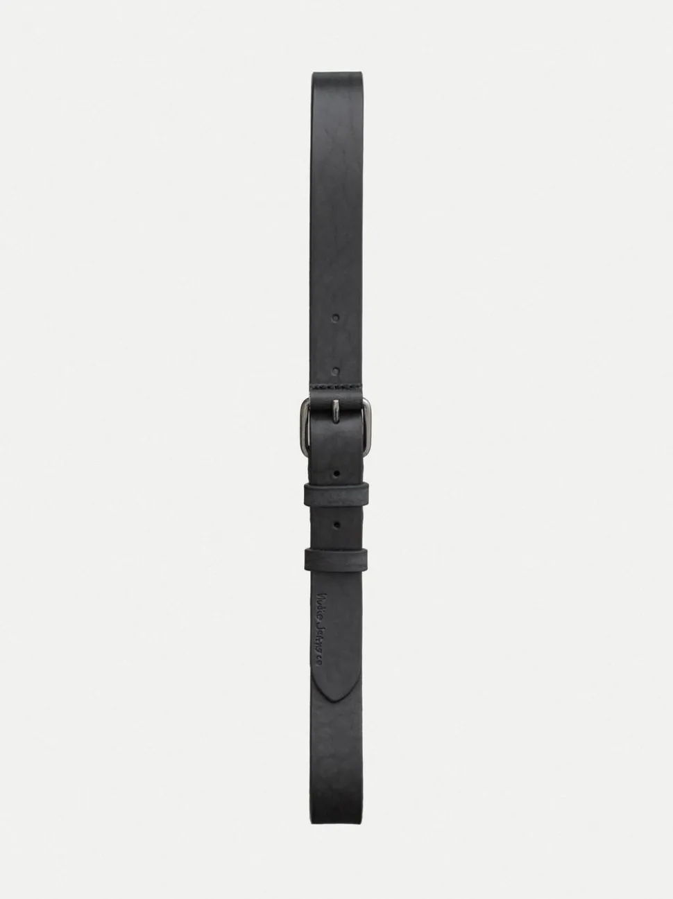 Ceinture en cuir tannage végétal | noir "dwayne"