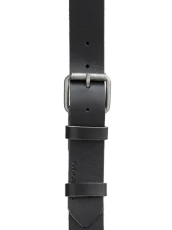 Ceinture en cuir tannage végétal | noir "pedersson black"