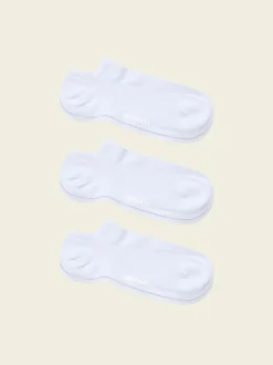 Chaussettes courtes en coton bio | blanc "short snow white"