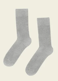 Chaussettes en coton bio | gris - heather grey