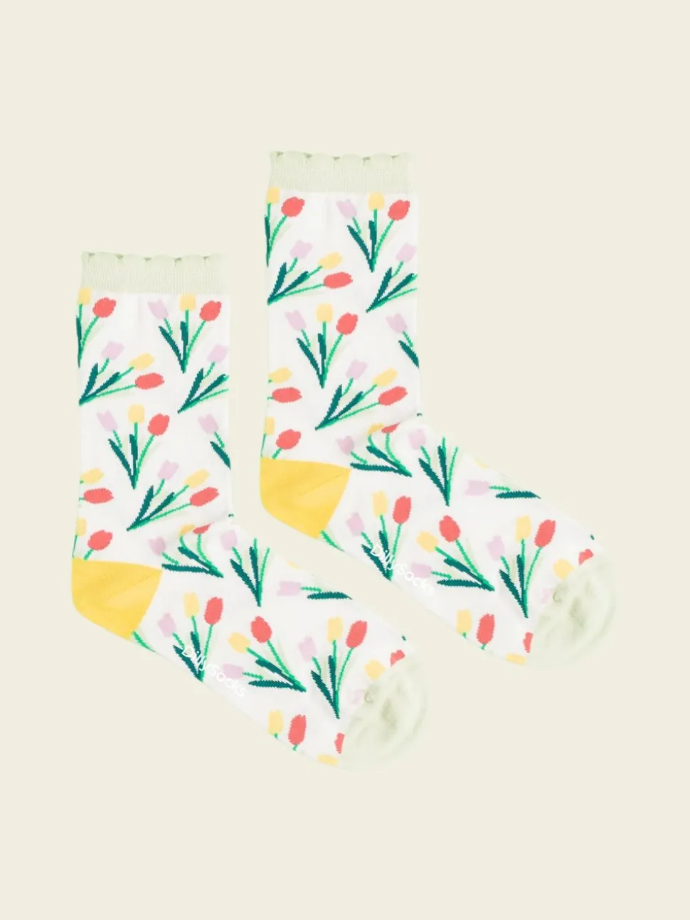 Chaussettes en coton bio | multicolor "tulip treasure"