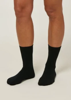 Chaussettes en coton bio | noir