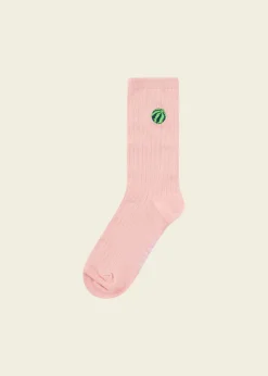 Chaussettes en coton bio | rose