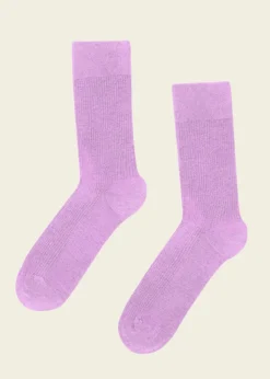 Chaussettes en coton bio | rose "women classic organic sock - cherry blossom"