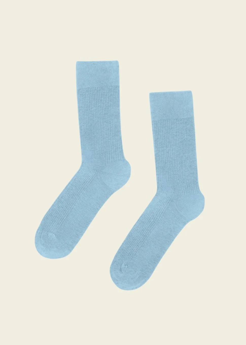 Chaussettes hautes en coton bio | seaside blue