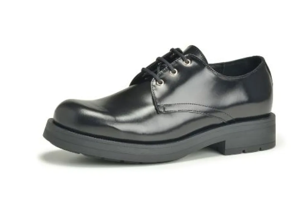 Chaussure made in france en cuir certifié | noir "chemin b2 noir"