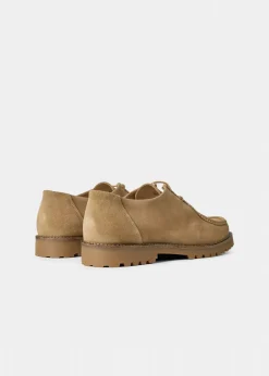 Chaussures en cuir certifié | beige "ollie moc toe - earth suede"
