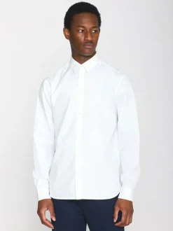 Chemise en coton bio - alf regular crispy cotton shirt