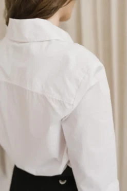 Chemise en coton bio | blanc 