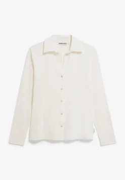 Chemise en coton bio | écru "nalaannia - oatmilk"