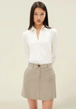 Chemise en coton bio | écru 