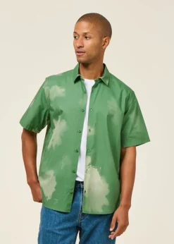 Chemise en coton bio et lyocell | vert "tipia tom shirt - green"