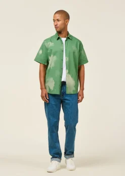 Chemise en coton bio et lyocell | vert "tipia tom shirt - green"
