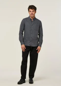 Chemise en coton bio | gris 