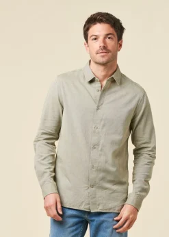 Chemise en coton biologique | vert 