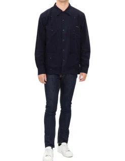 Chemise en coton bio | marine 