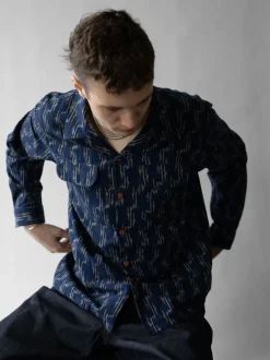 Chemise en coton bio | marine 