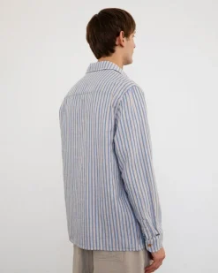 Chemise en coton bio | rayé 