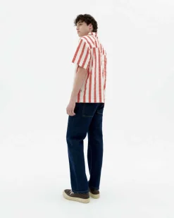 Chemise en coton bio | rayé 