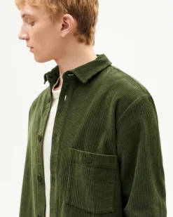 Chemise en coton bio | vert 