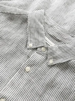 Chemise en lin bio | rayé 