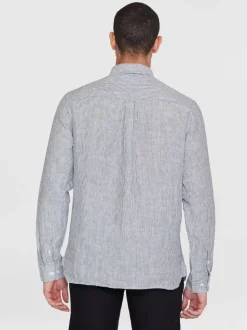 Chemise en lin bio | rayé 