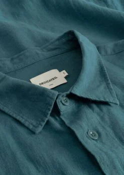 Chemise en lin | bleu canard "shirt rute linen mediterranea green"