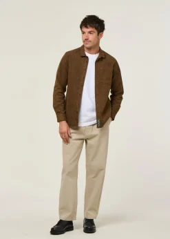 Chemise flanelle en coton bio | marron 