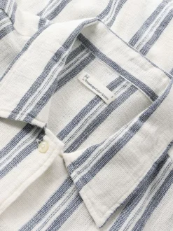 Chemise manches courtes en coton bio | rayé 