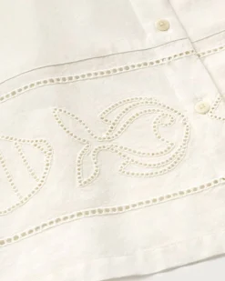 Chemise manches courtes en coton bio | blanc 