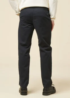 Chino droit en coton bio | noir 
