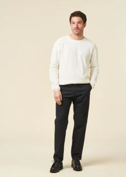 Chino droit en coton bio | noir 