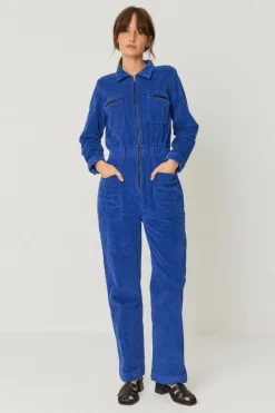 Combinaison en coton biologique | bleu 