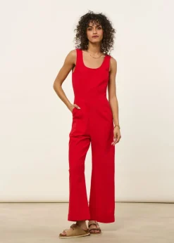 Combinaison en coton bio | rouge 
