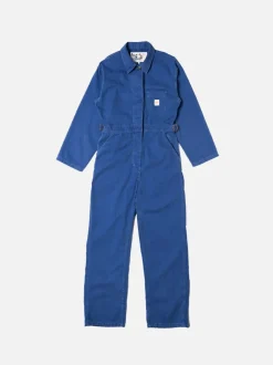 Combinaison worker en coton bio | bleu 