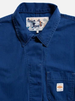 Combinaison worker en coton bio | bleu 