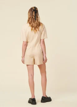 Combishort en coton bio | écru 